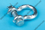 bolt type safety anchor shackle us type ,drop forged